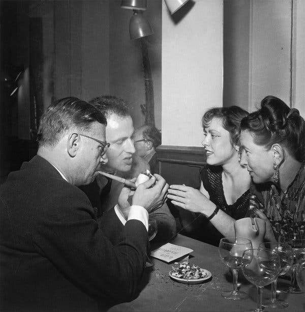 Eavesdropping on Beauvoir, Sartre and Their Circle of Friends (NYTimes)